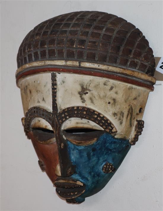 An African softwood mask